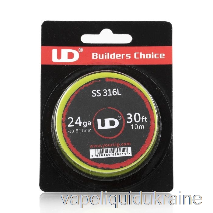 Vape Liquid Ukraine UD Youde Resistance Wire 24 GA - SS316 Stainless Steel